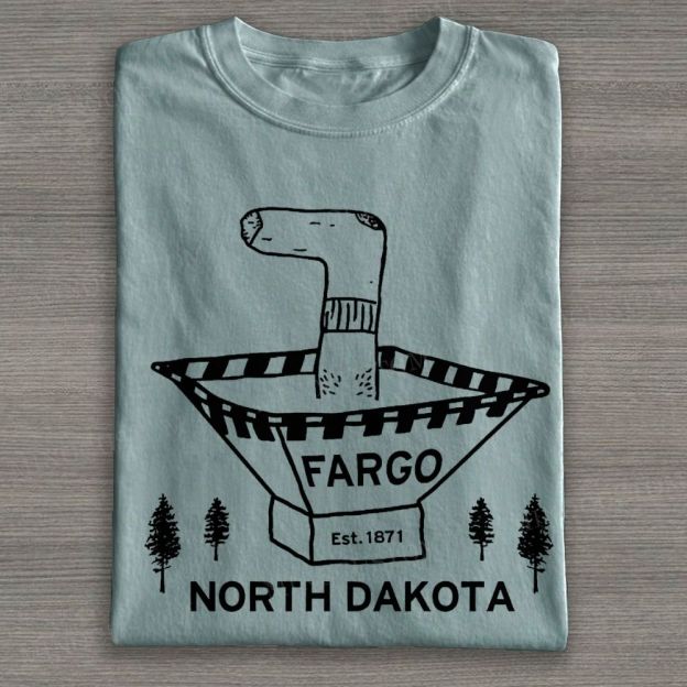 Fargo Wood Chipper Funny Movie Shirt Vintage Cult Movie T-Shirt