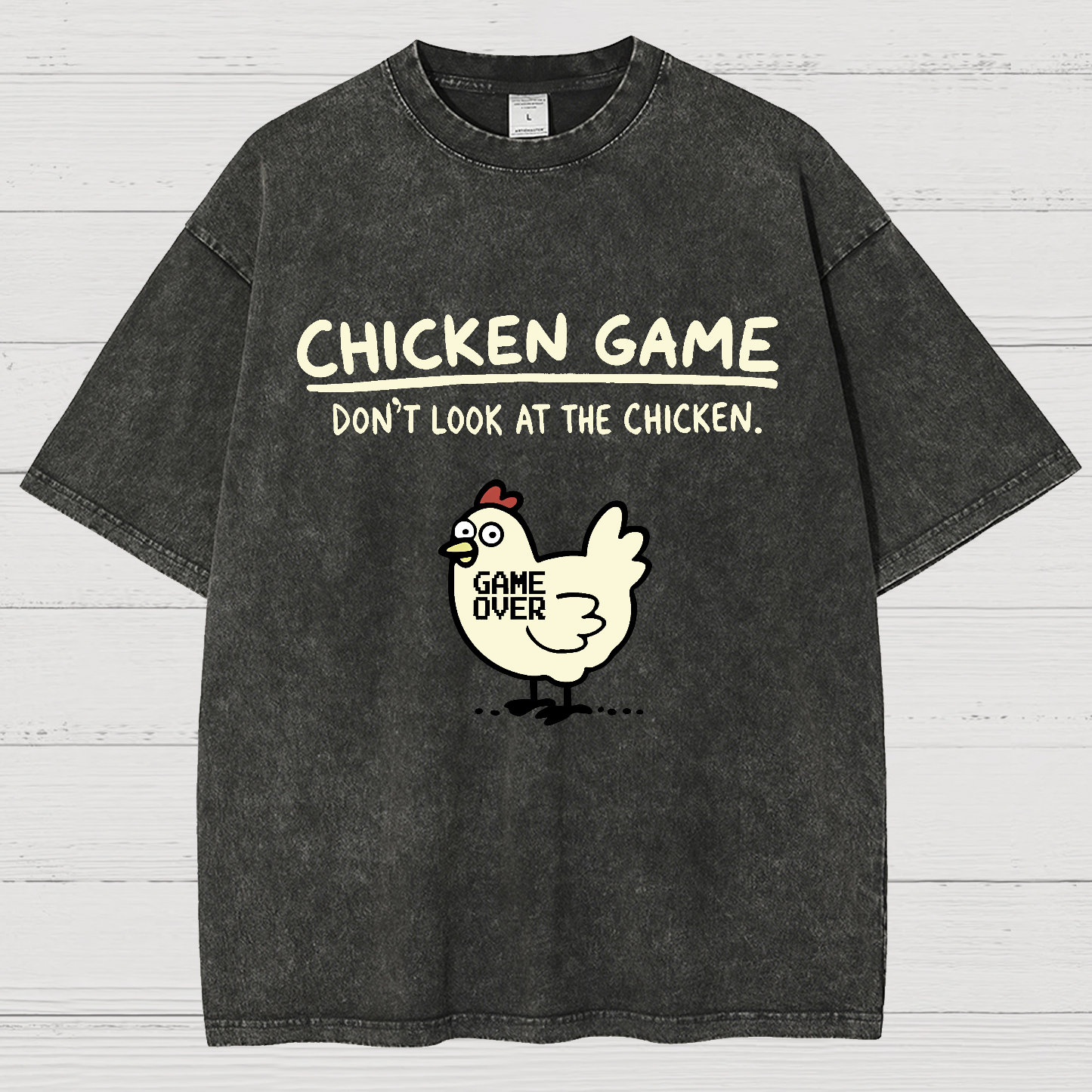 Chicken Game Vintage Distressed T-shirt