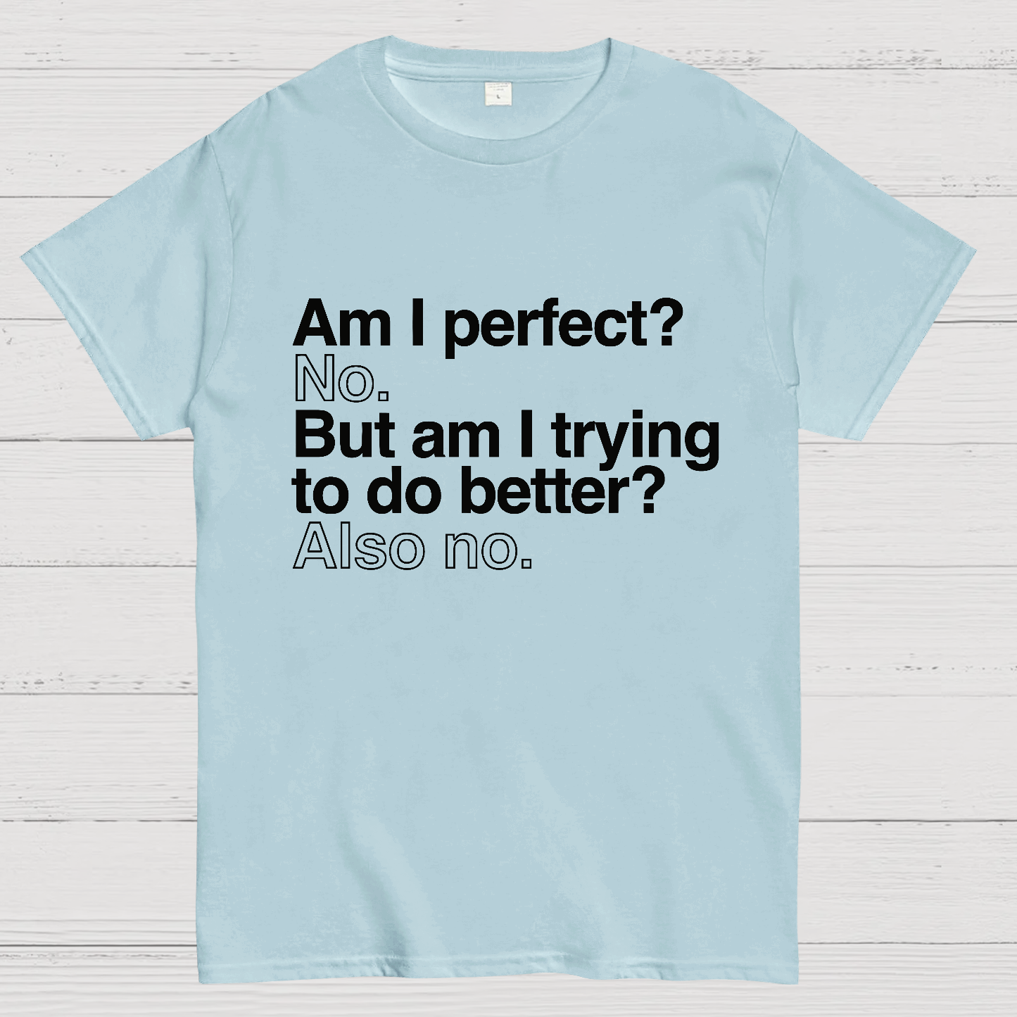 Am I Perfect No Nerdy T-Shirt