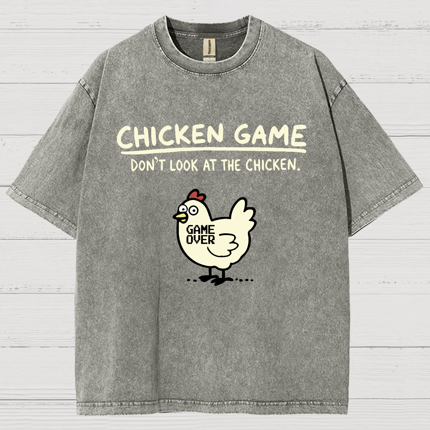 Chicken Game Vintage Distressed T-shirt