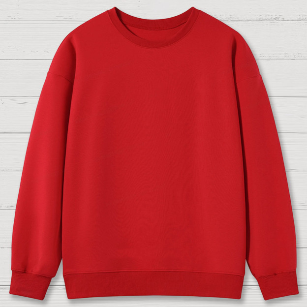 Solid Color Retro Cotton Sweatshirts