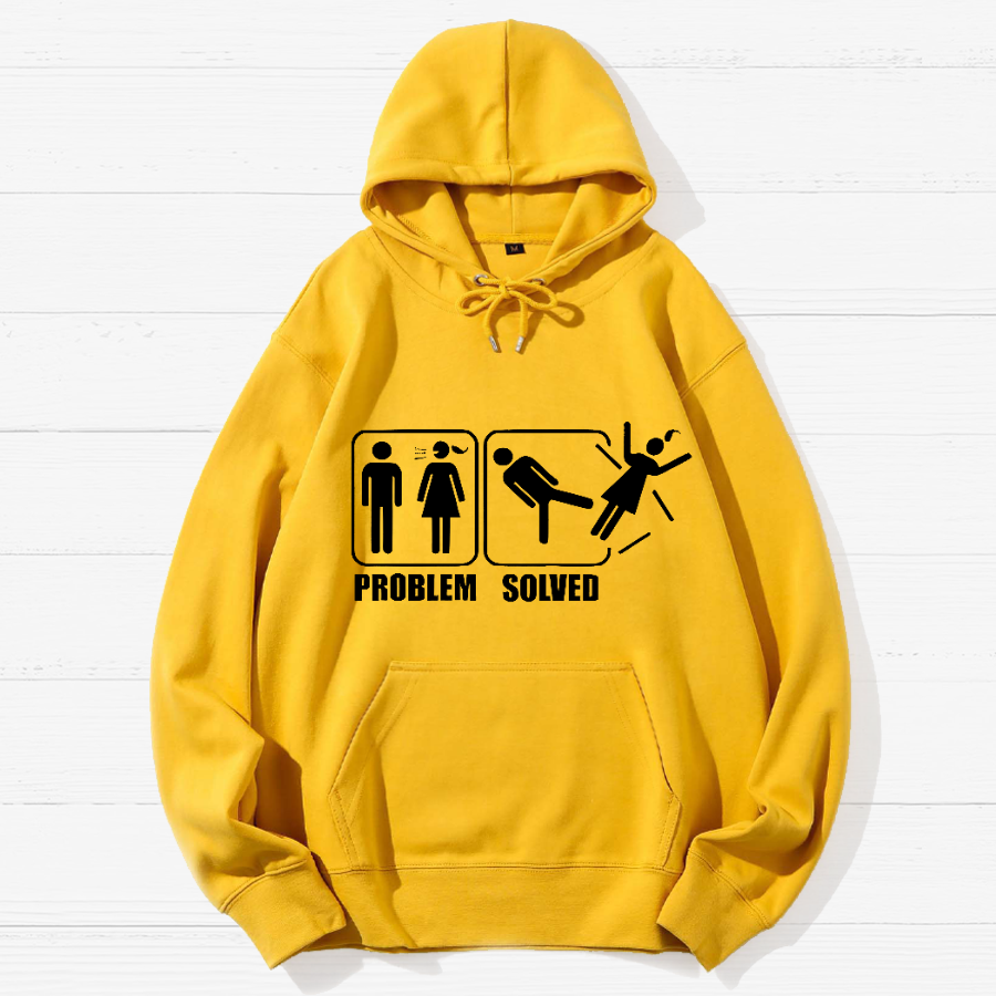 Problem Solved Geek Cotton Hoodie