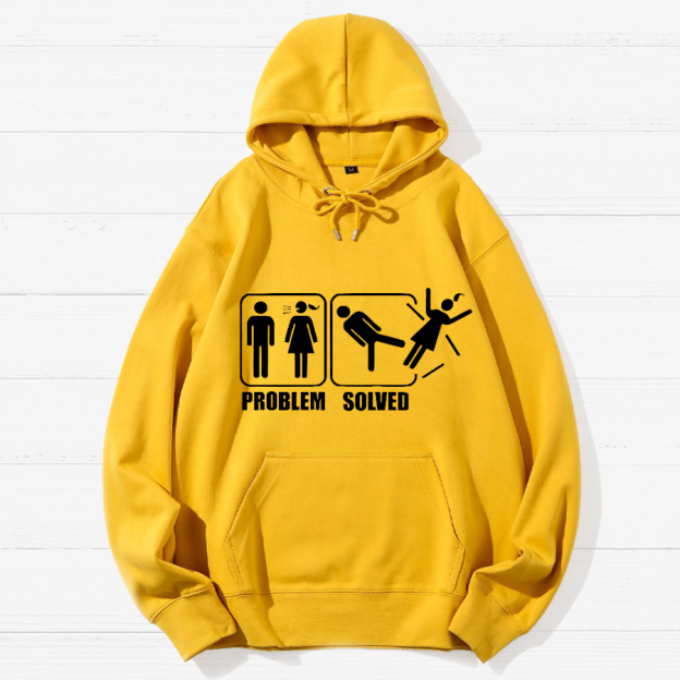 Problem Solved Geek Cotton Hoodie