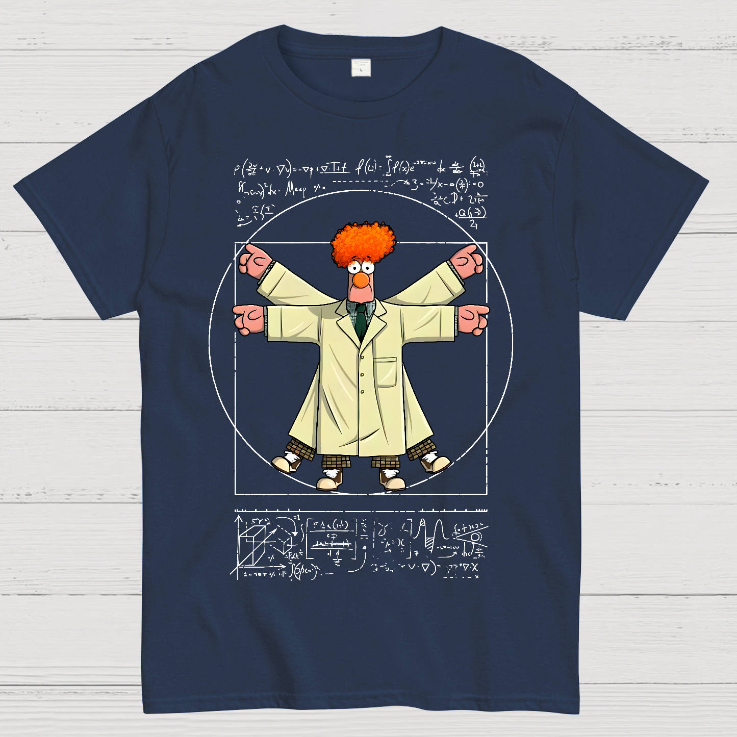 Vitruvian Puppet Geek T-Shirt