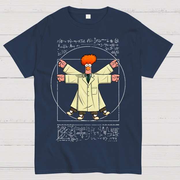 Vitruvian Puppet Geek T-Shirt