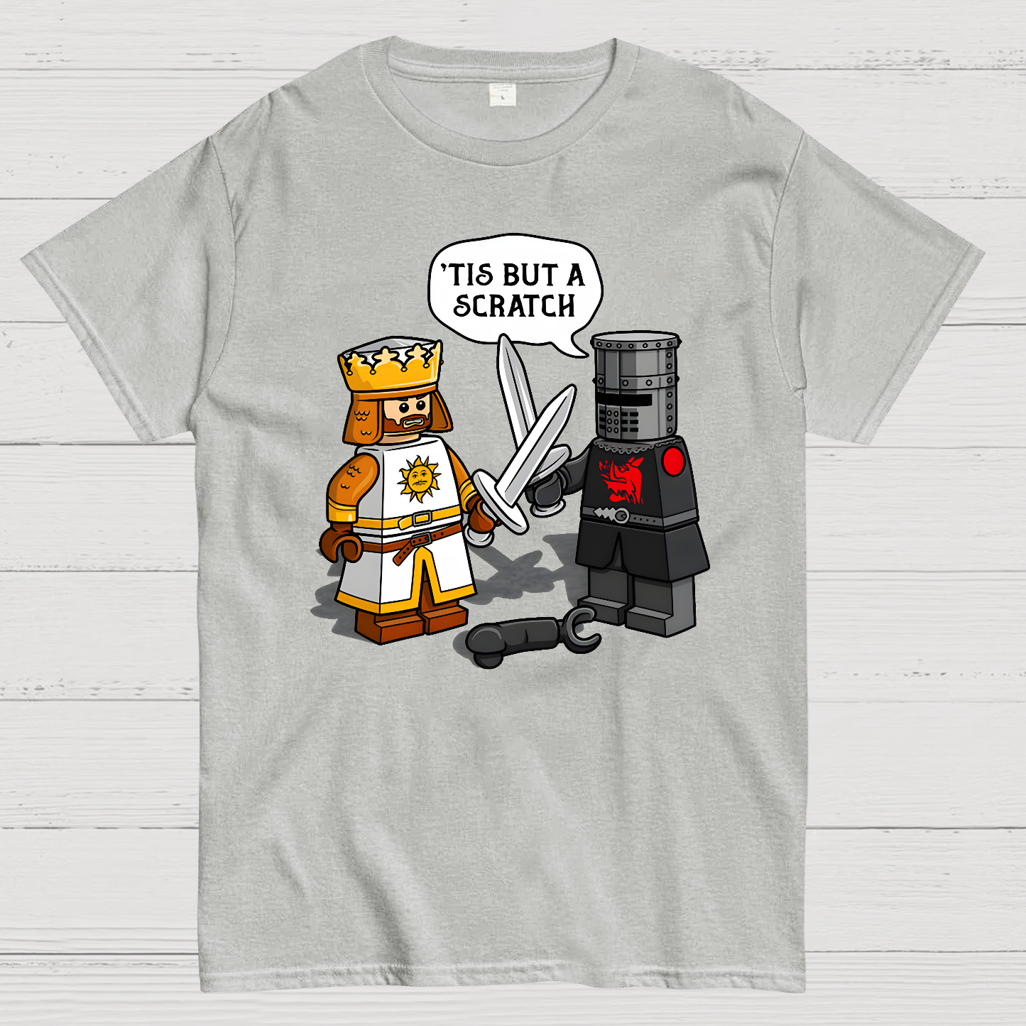 King Vs Knight Geek T-Shirt