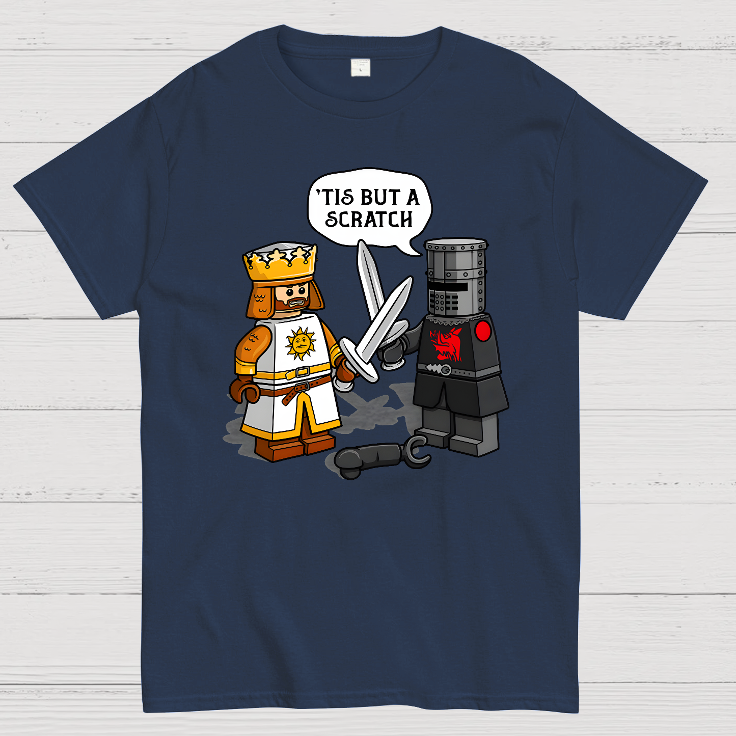 King Vs Knight Geek T-Shirt