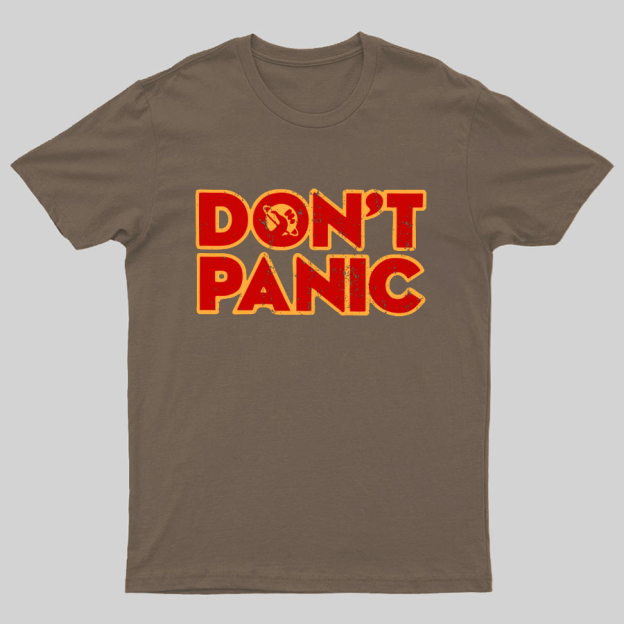 Dont Panic Geeky T-Shirt