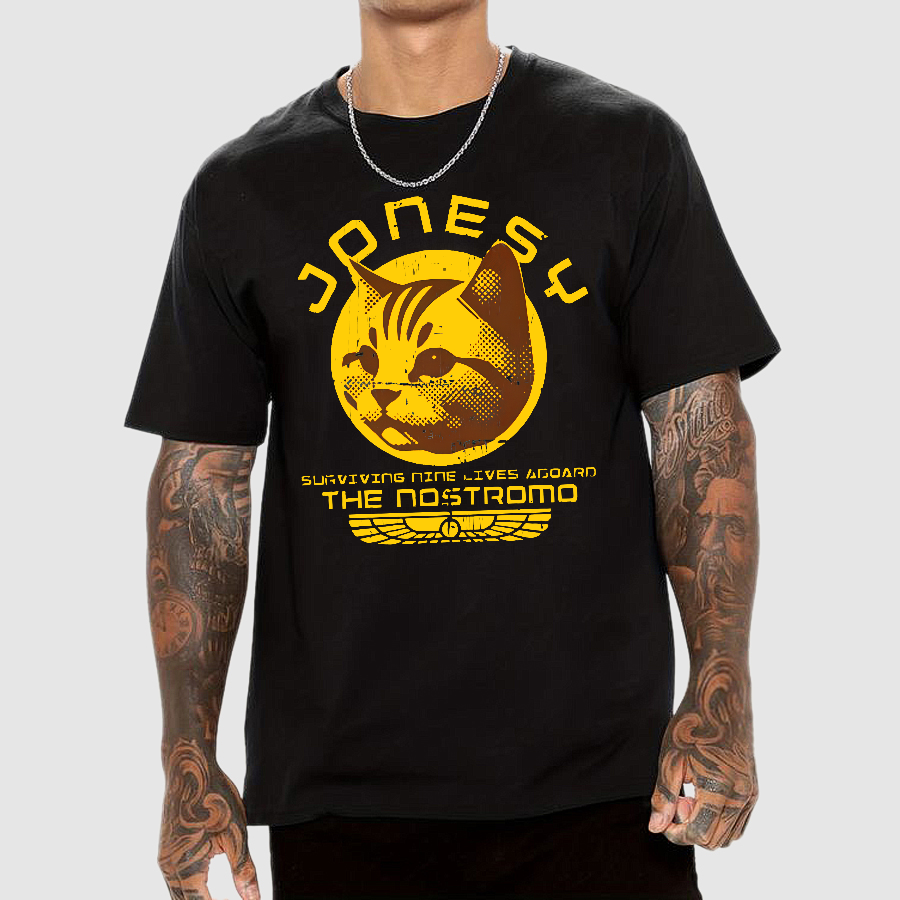 Jonesy Surviving Nine Lives Aboard The Nostromo Geek T-Shirt