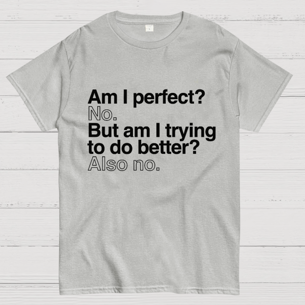 Am I Perfect No Nerdy T-Shirt