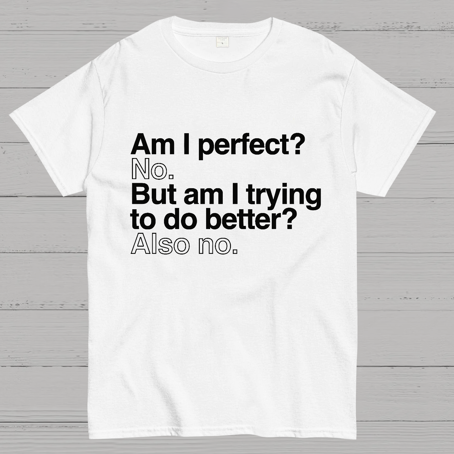 Am I Perfect No Nerdy T-Shirt