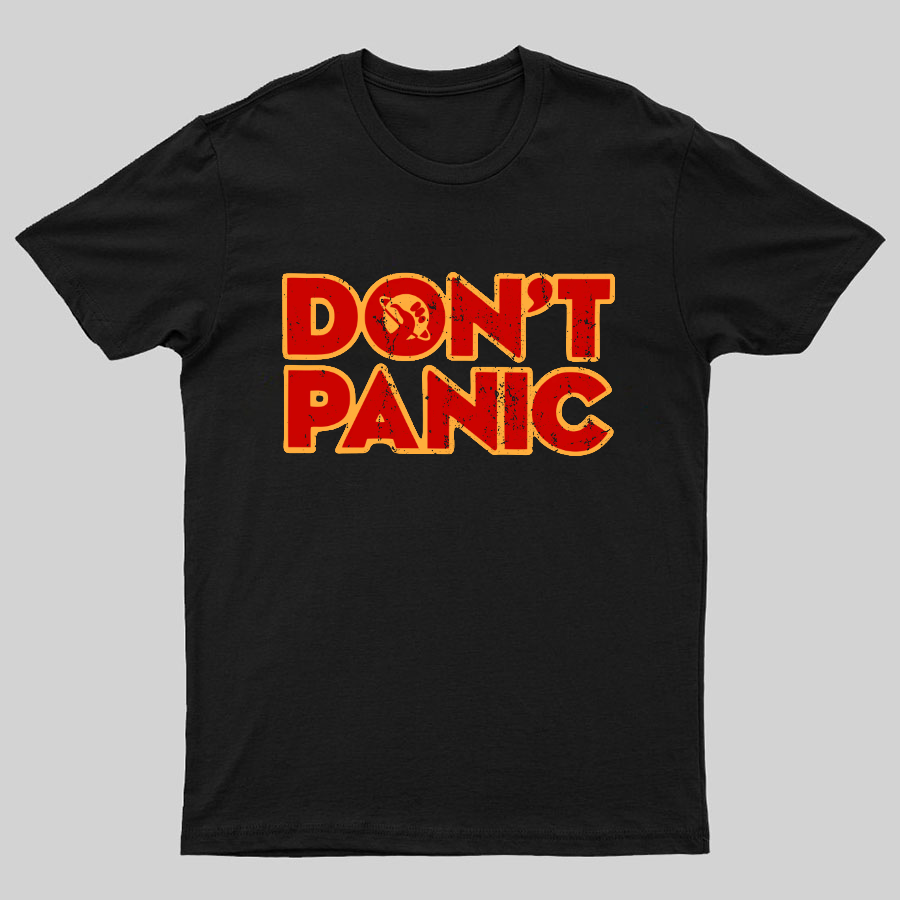 Dont Panic Geeky T-Shirt