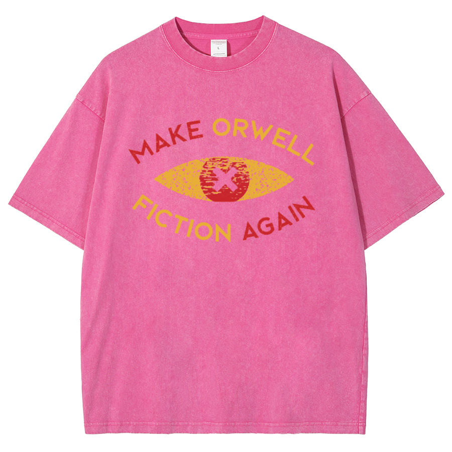 Make Orwell fiction again Vintage Distressed T-shirt