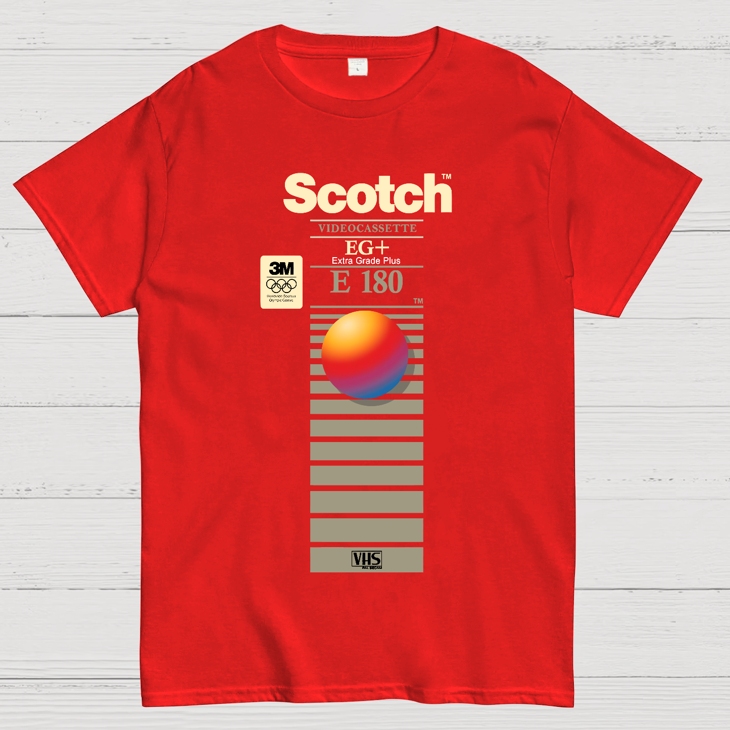 VHS Scotch E180 Geek T-Shirt