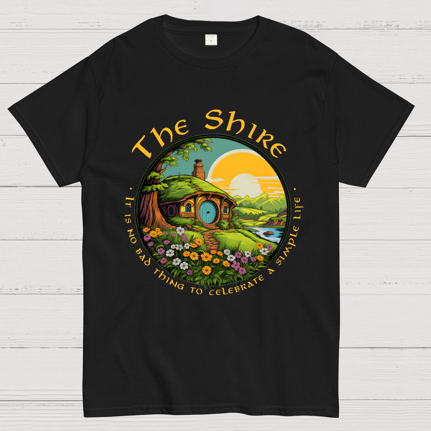 The Shire Home Middle Earth Wizard Journey Fellowship Elvish Bookish G