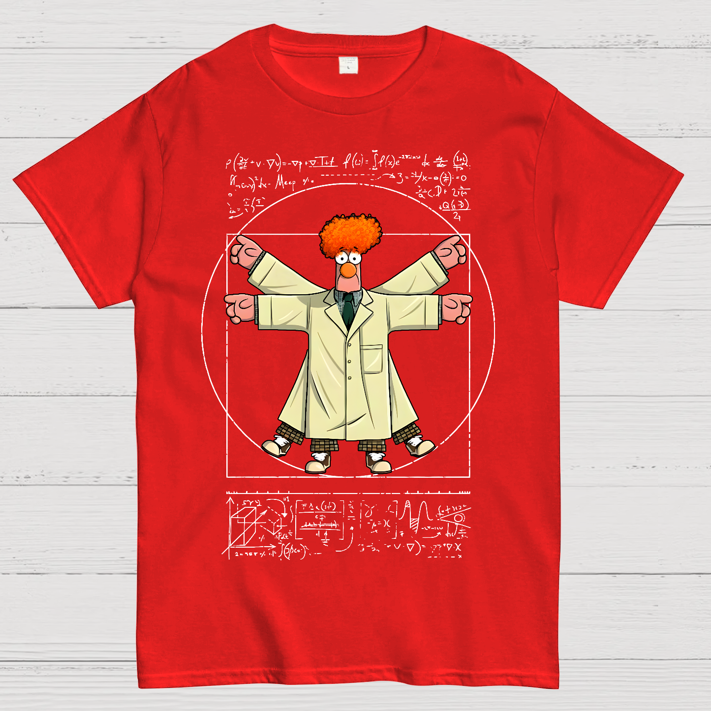 Vitruvian Puppet Geek T-Shirt