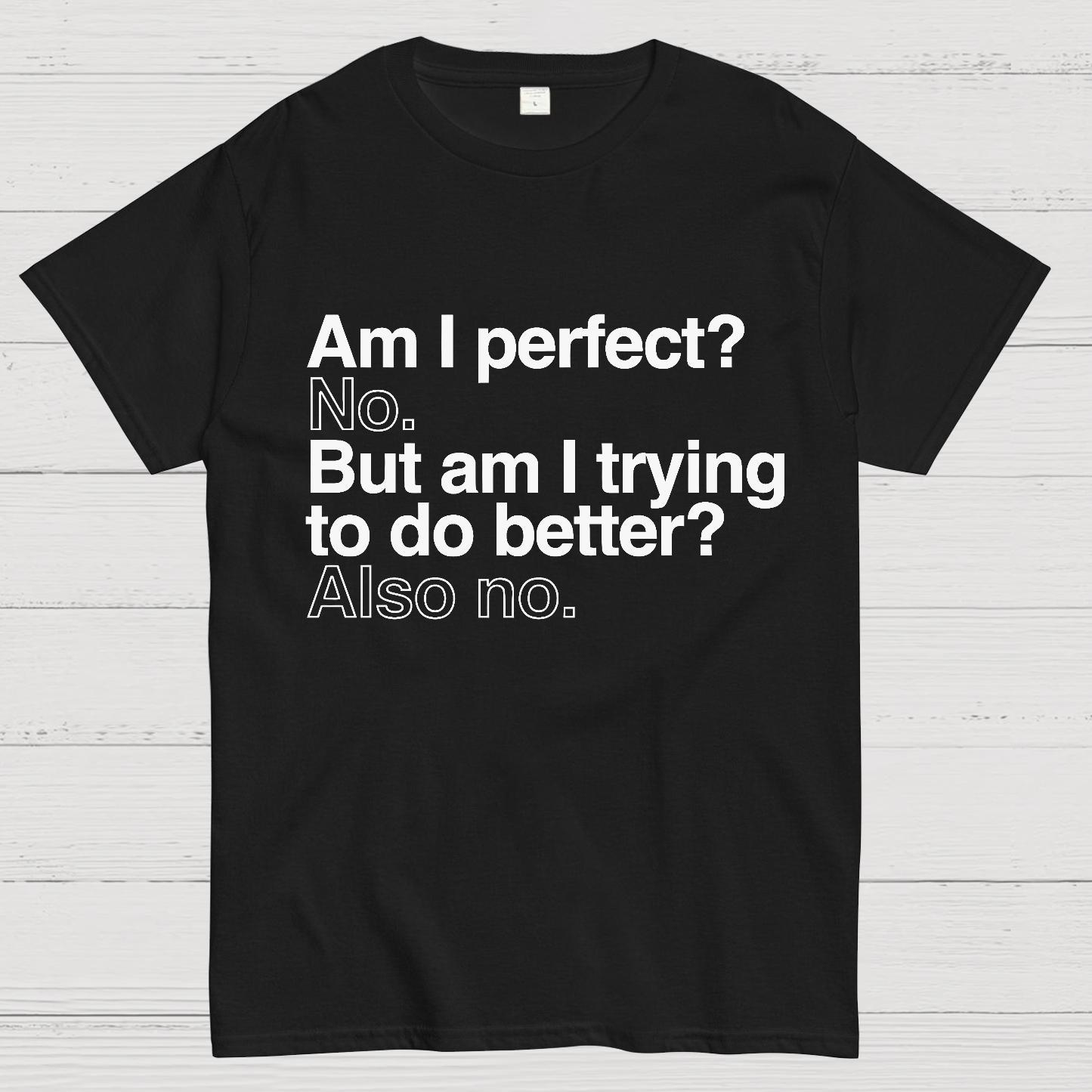 Am I Perfect No Nerdy T-Shirt