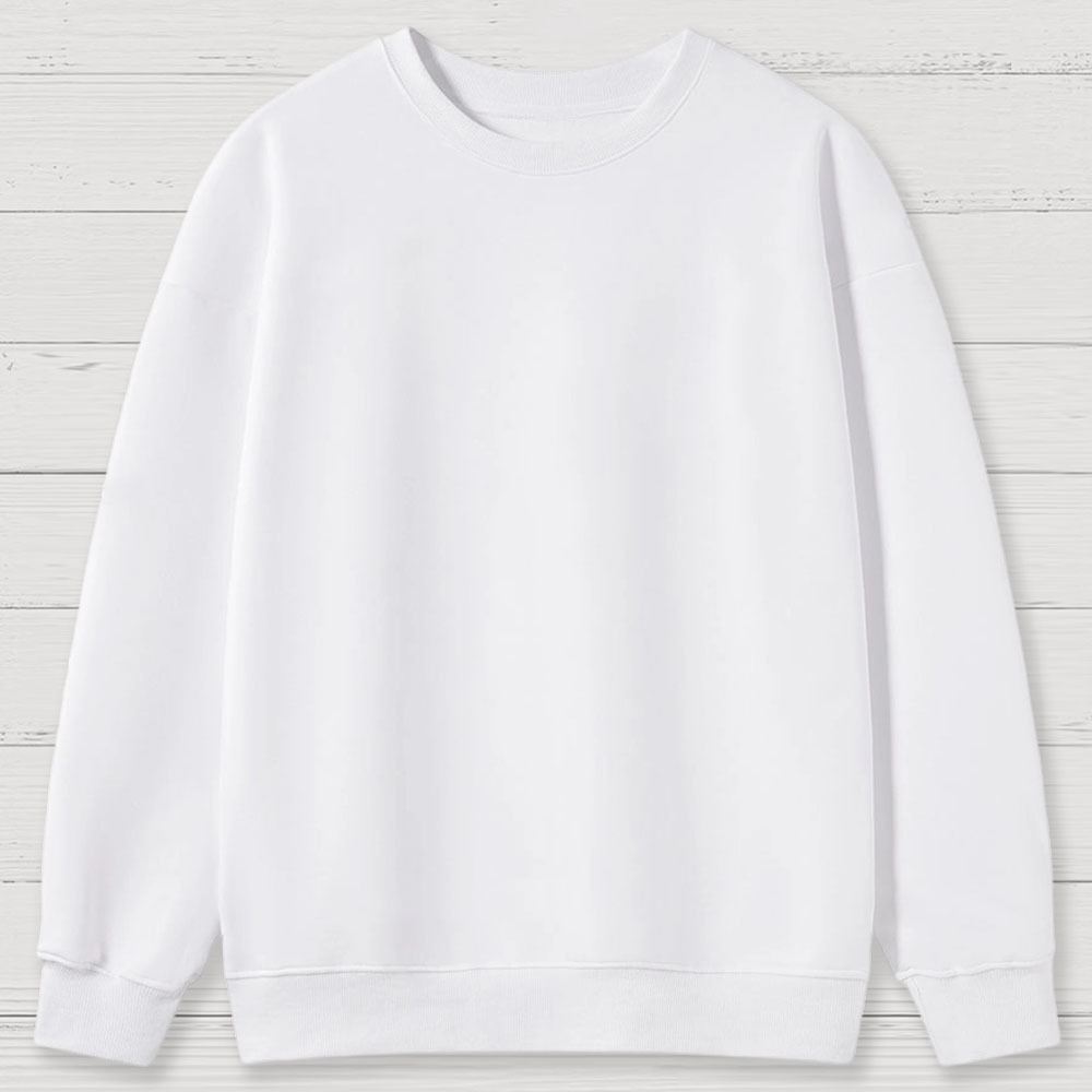Solid Color Retro Cotton Sweatshirts
