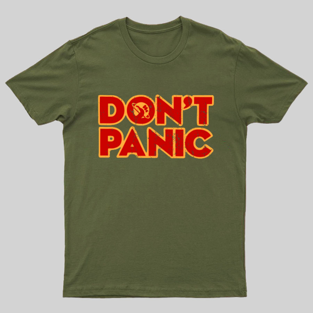Dont Panic Geeky T-Shirt