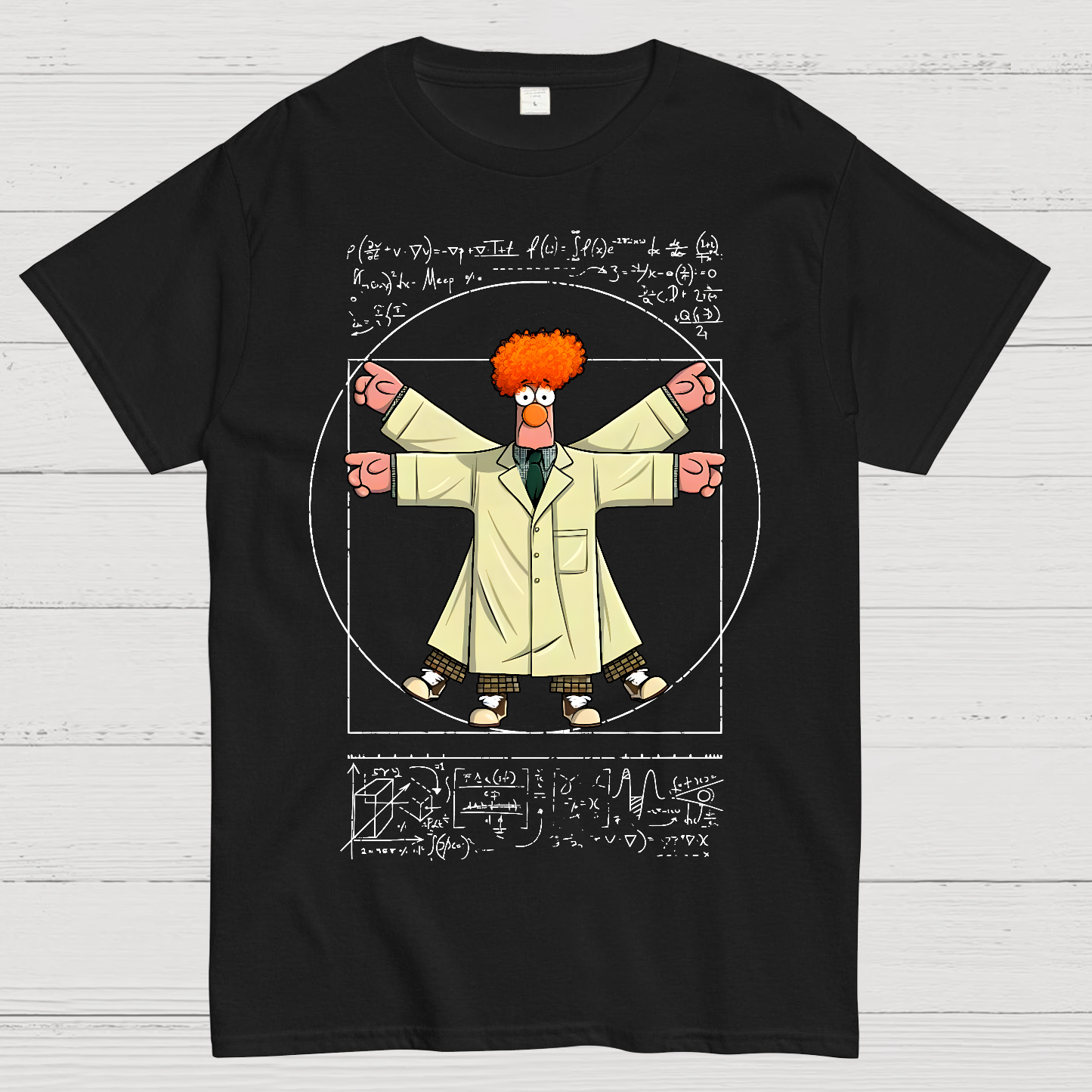 Vitruvian Puppet Geek T-Shirt