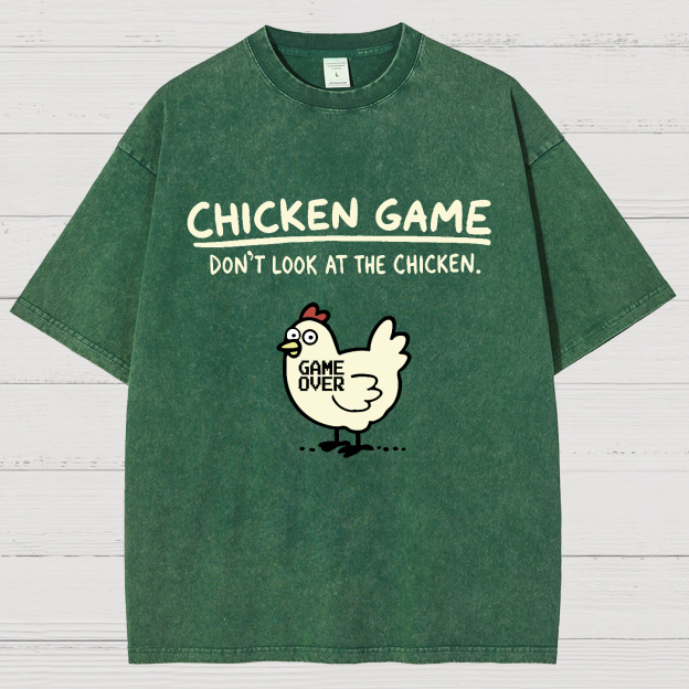 Chicken Game Vintage Distressed T-shirt