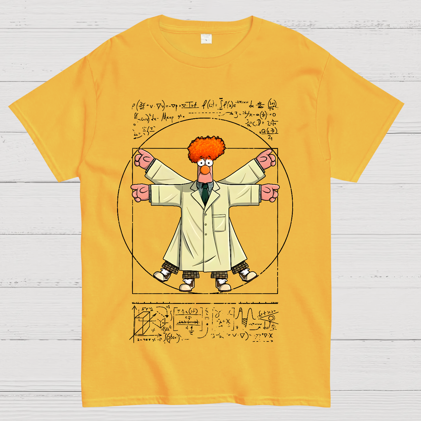 Vitruvian Puppet Geek T-Shirt