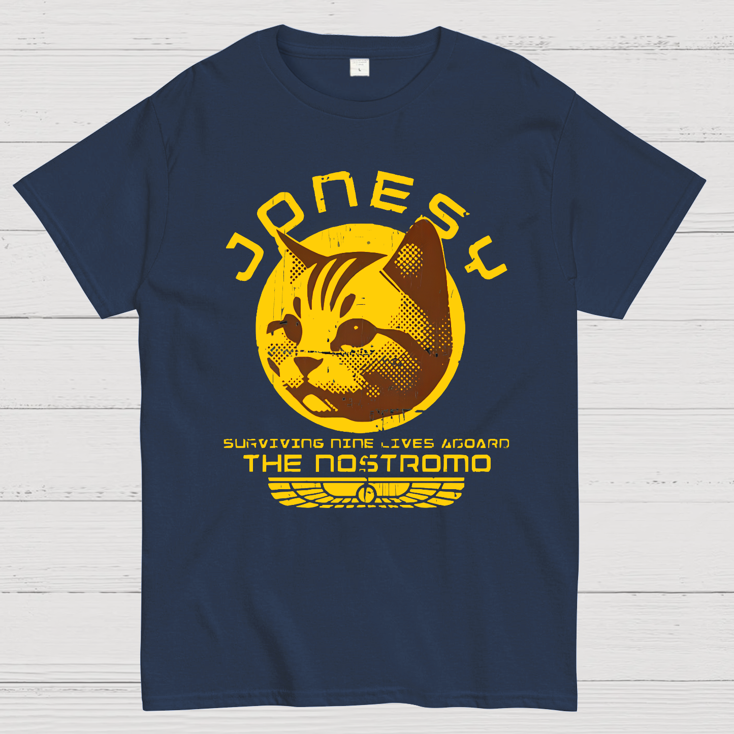 Jonesy Surviving Nine Lives Aboard The Nostromo Geek T-Shirt