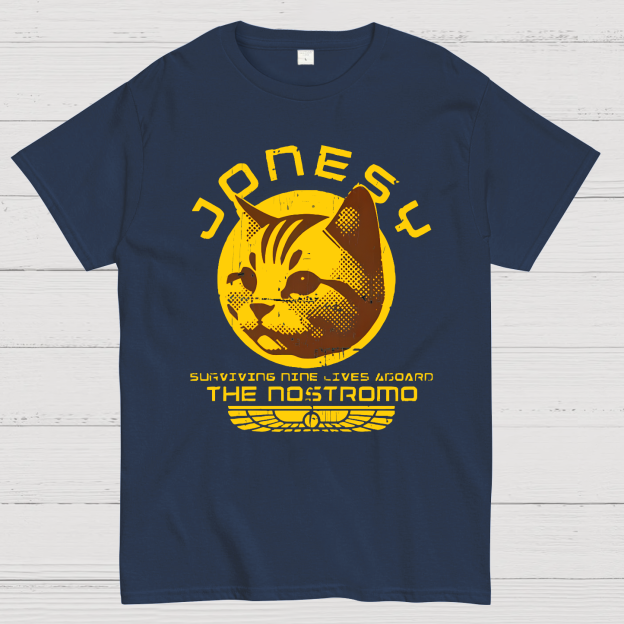 Jonesy Surviving Nine Lives Aboard The Nostromo Geek T-Shirt