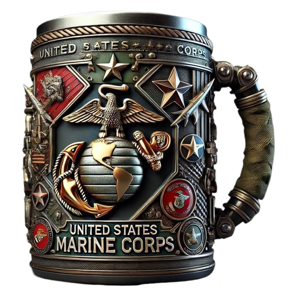 Military-Themed 3D Mug