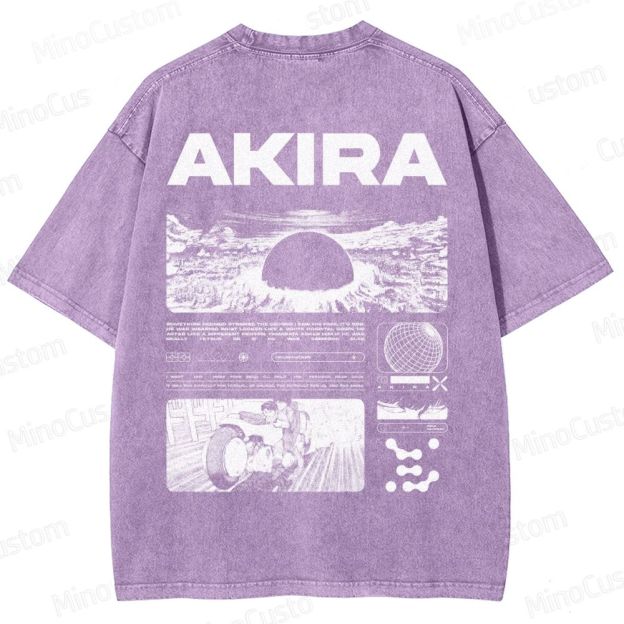 Unisex Fit Destruction lll Washed T-Shirt 