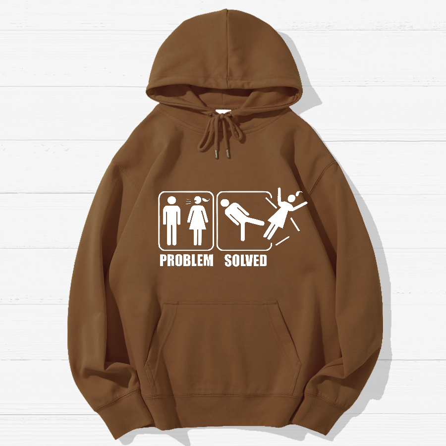 Problem Solved Geek Cotton Hoodie