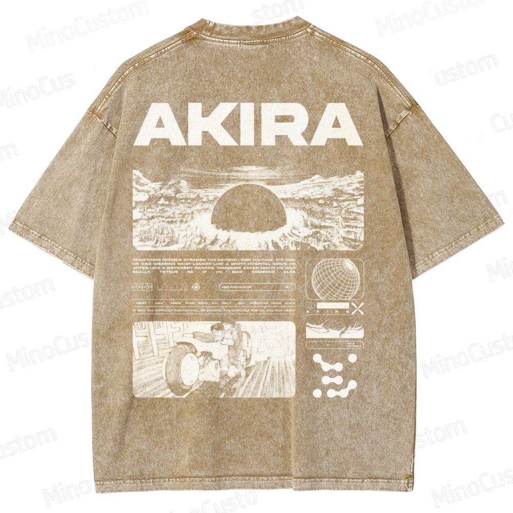 Unisex Fit Destruction lll Washed T-Shirt 