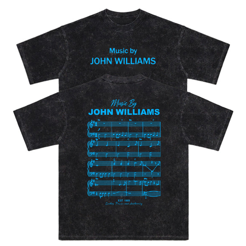 Music by John Williams  Washed T-Shirt