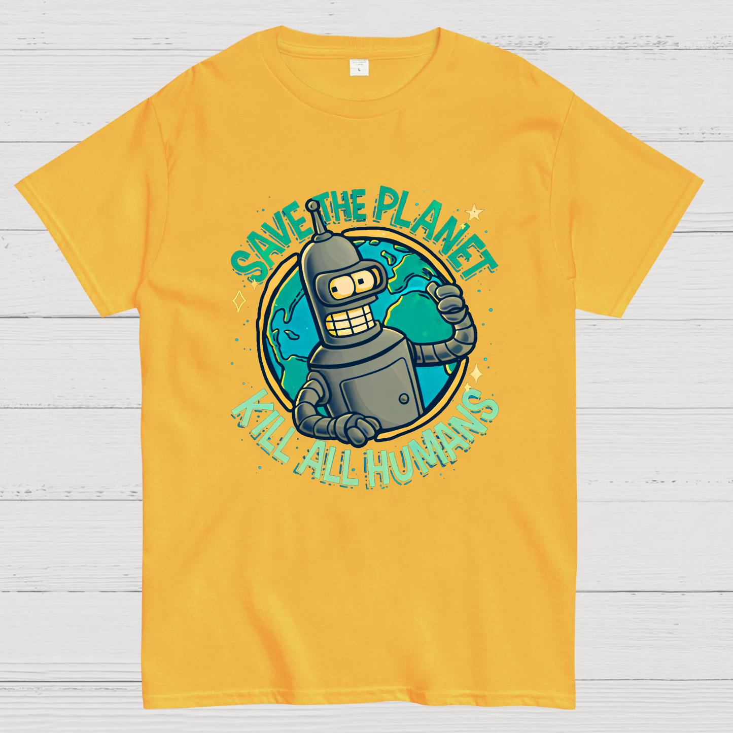 Save The Planet Kill All Humans Geek T-Shirt