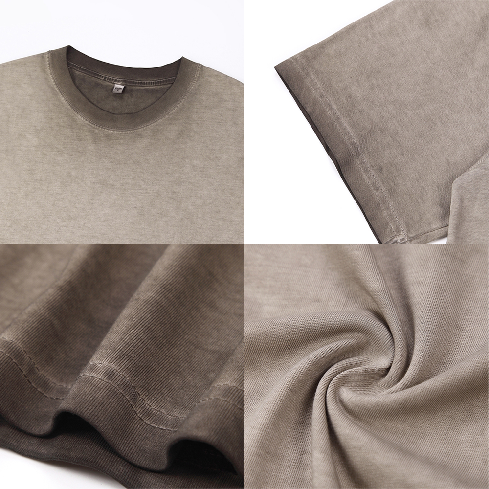 Vintage Crewneck Oversize Gradient Washed T-shirt