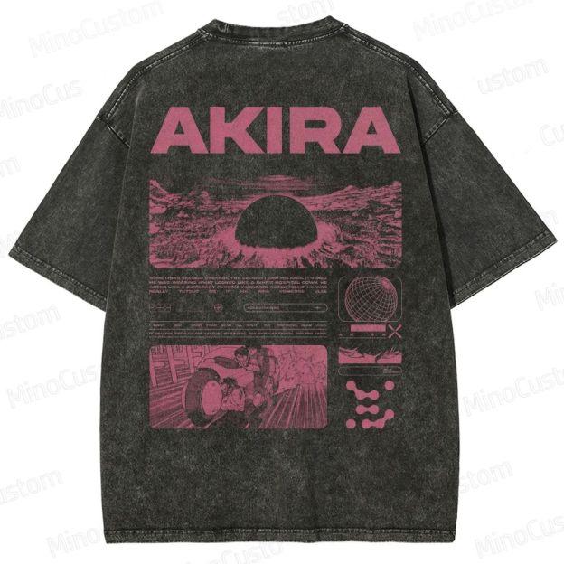 Unisex Fit Destruction lll Washed T-Shirt 