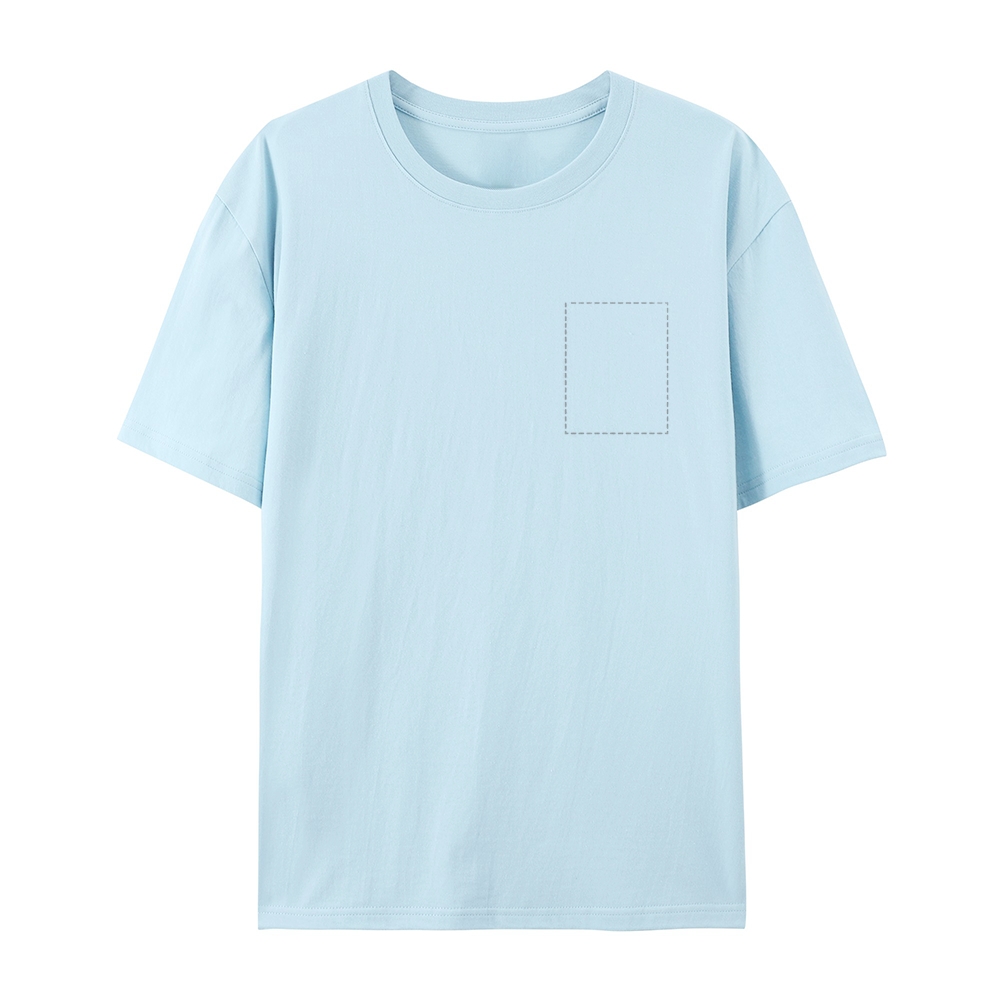 Custom Front and Back Full Print Cotton T-Shirt 