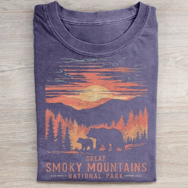 Smoky Mountains National Park Washed T-Shirt