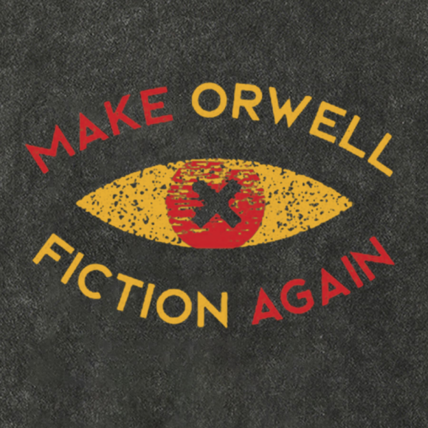 Make Orwell fiction again Vintage Distressed T-shirt