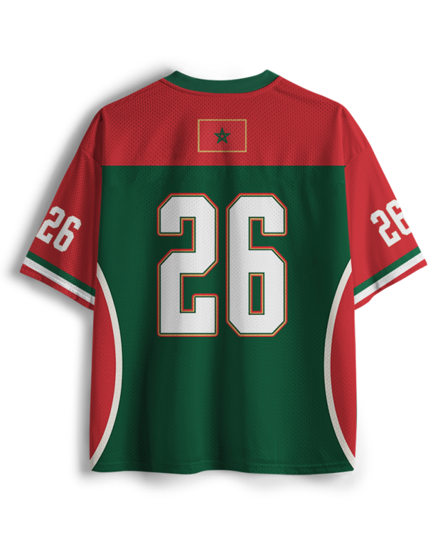 Morocco 26 Soccer Mesh Jersey