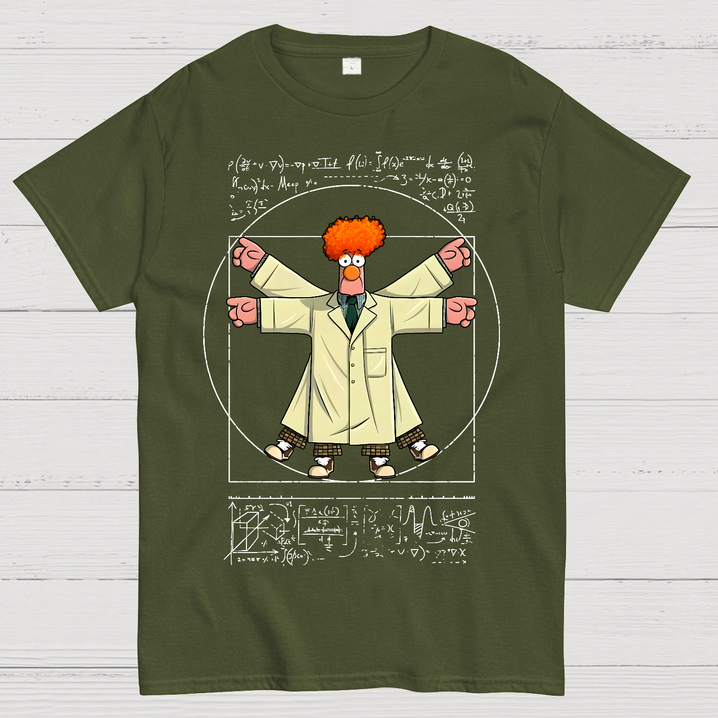 Vitruvian Puppet Geek T-Shirt