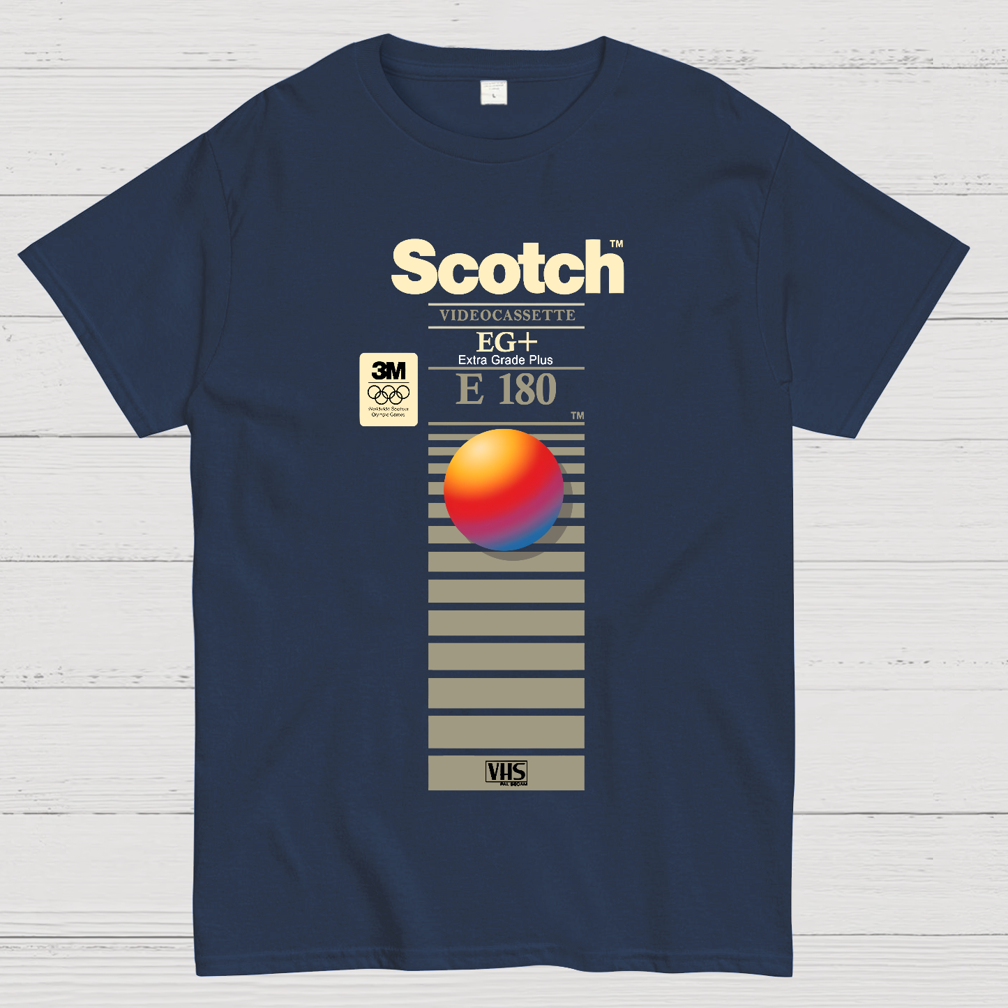 VHS Scotch E180 Geek T-Shirt