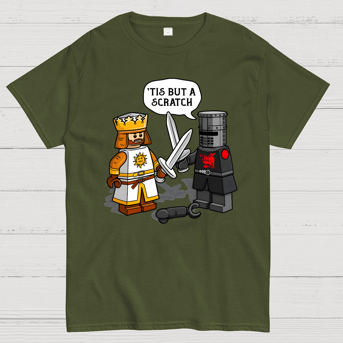 King Vs Knight Geek T-Shirt