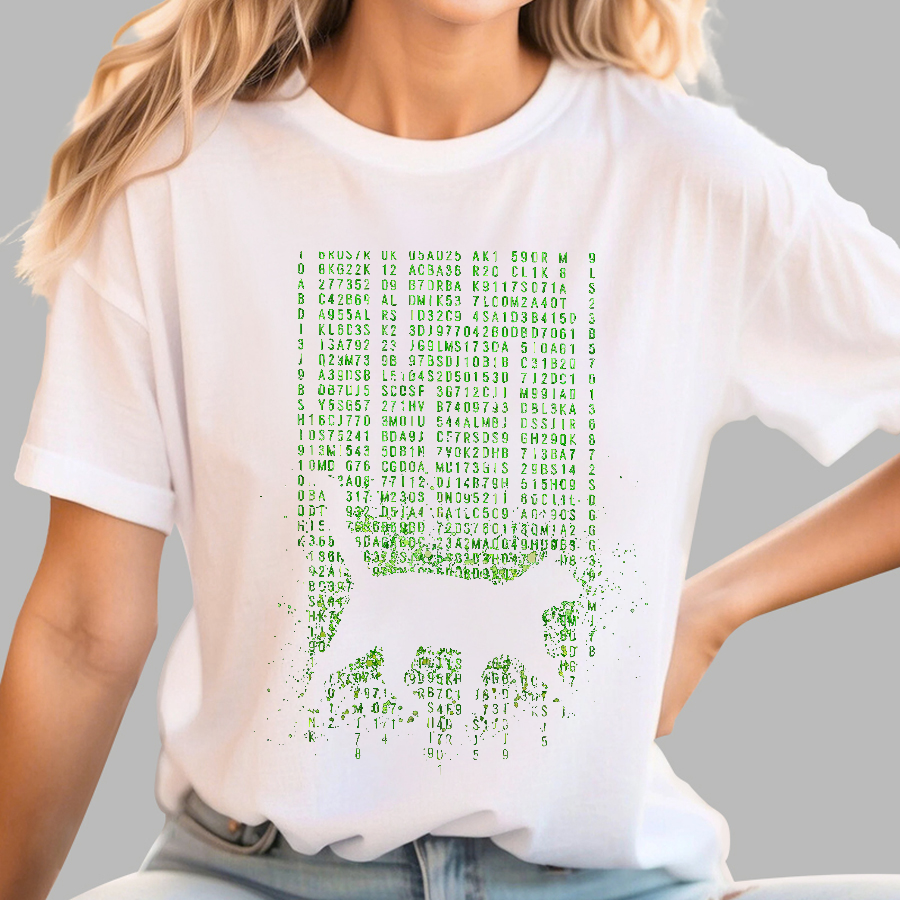 The Matrix Digital Cat Geek T-Shirt