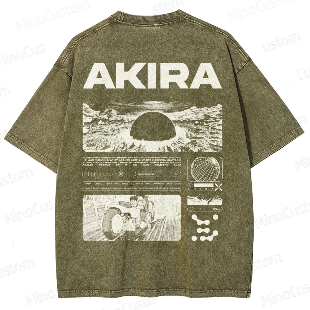 Unisex Fit Destruction lll Washed T-Shirt 