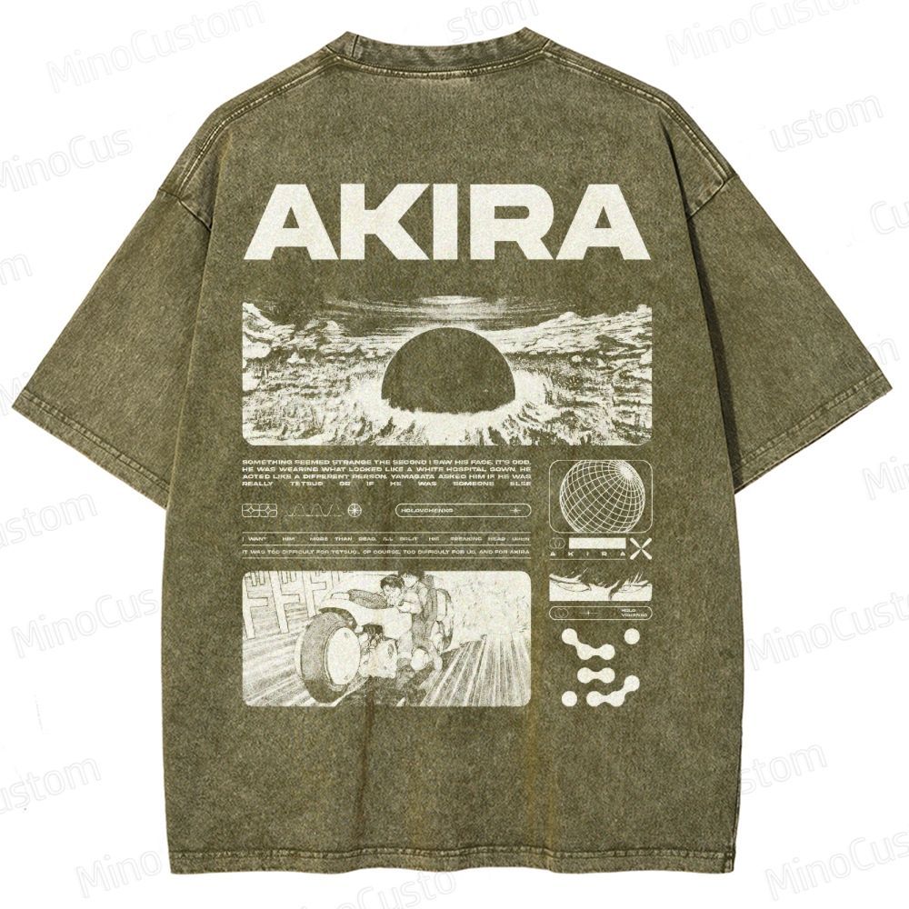 Unisex Fit Destruction lll Washed T-Shirt 