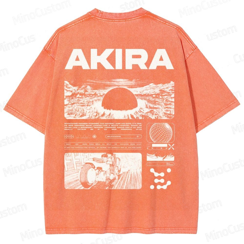 Unisex Fit Destruction lll Washed T-Shirt 