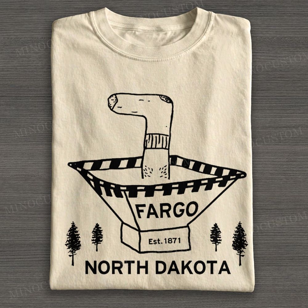 Fargo Wood Chipper Funny Movie Shirt Vintage Cult Movie T-Shirt