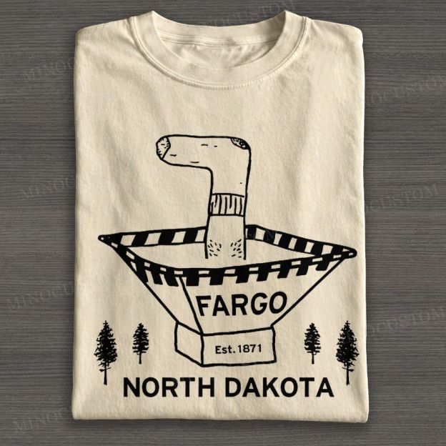 Fargo Wood Chipper Funny Movie Shirt Vintage Cult Movie T-Shirt