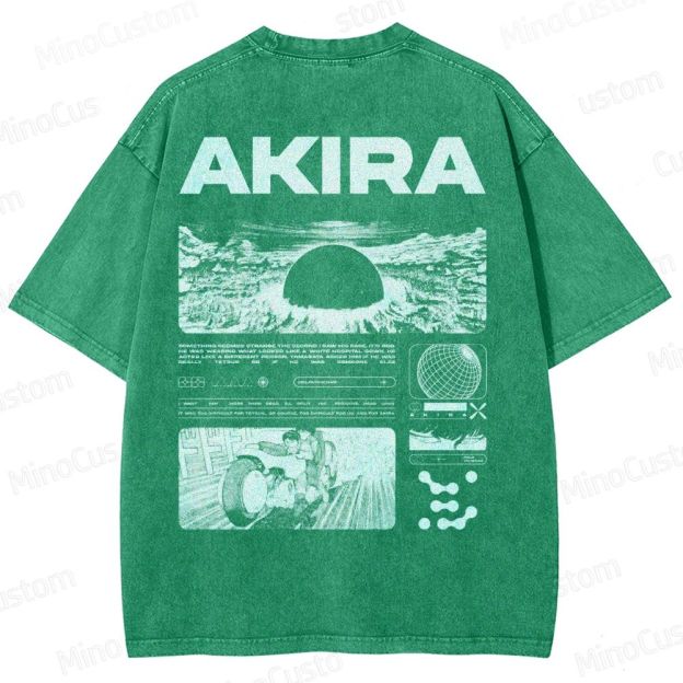 Unisex Fit Destruction lll Washed T-Shirt 